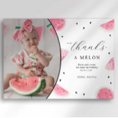 Watermeloen Foto Dank u kaart