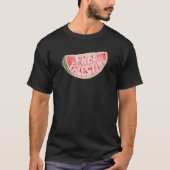 Watermeloen Free Palestine T-shirt (Voorkant)