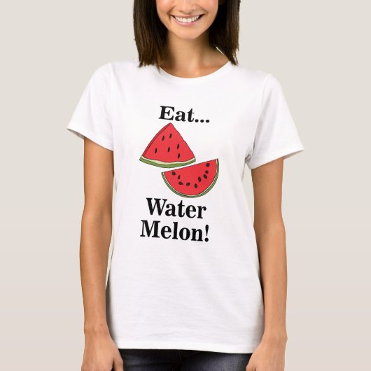 Watermeloen Fruit Grappig T-shirt (Voorkant)
