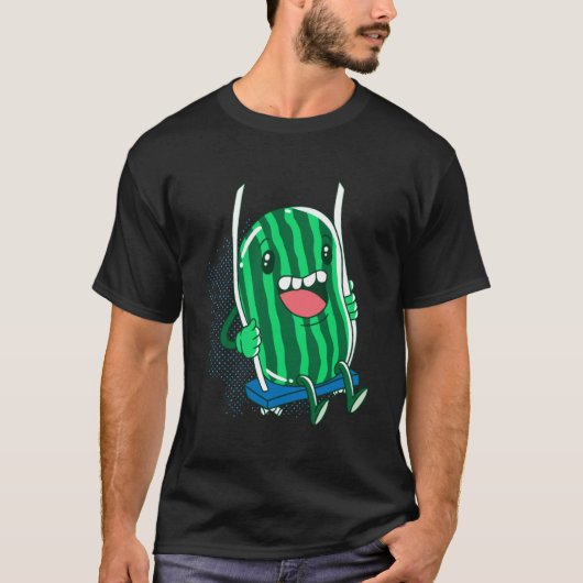 watermeloen fruit grappig zomer schattig Pullover  (Voorkant)