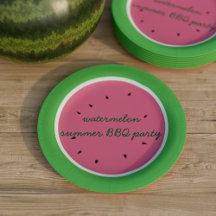 Watermeloen Fruit Roze en Groene Zomer BBQ Party