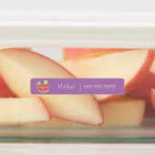 Watermeloen Fruit School Klas Lunch Naam Nummer Labels (Aangebracht)