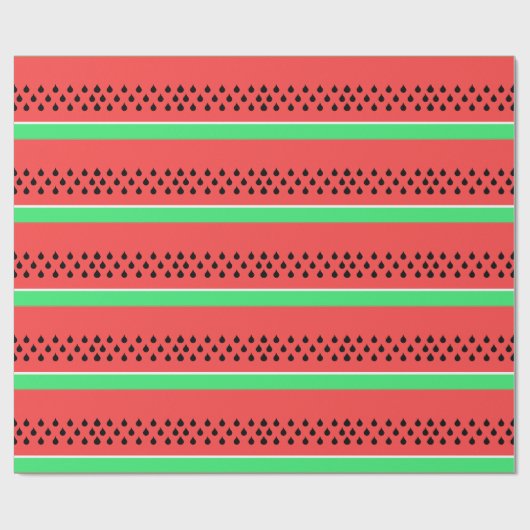 Watermeloen fruit slice zomer cadeaupapier (Vlak)