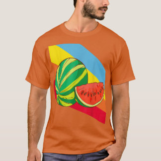 Watermeloen fruit Vegan Vegetarian T-shirt