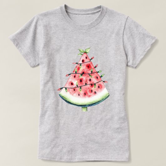 Watermeloen Fruit Verlichting T-shirt (Design voorkant)