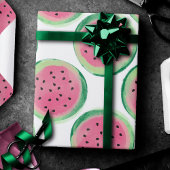 Watermeloen Fun | Verdrag inzake de Waterverf van  Cadeaupapier