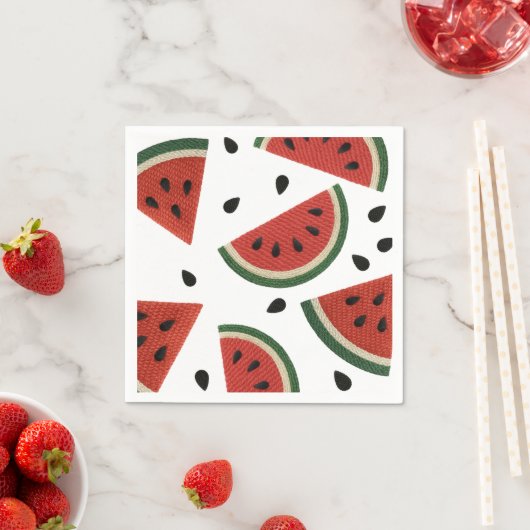 Watermeloen garen elke manier waarop je snijd het  servet (Insitu)