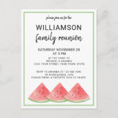 Watermeloen gezinshereniging Uitnodiging Briefkaar (Voorkant)