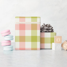 Watermeloen Gingham - Inpakpapier