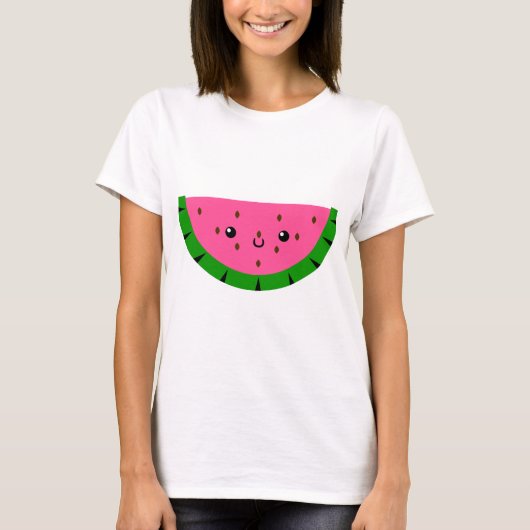 Watermeloen glimlachen t-shirt (Voorkant)