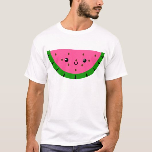 Watermeloen glimlachen t-shirt (Voorkant)