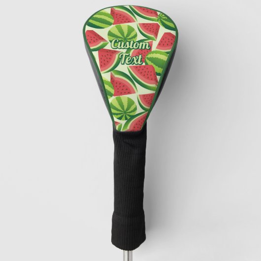 Watermeloen Golfheadcover (Voorkant)