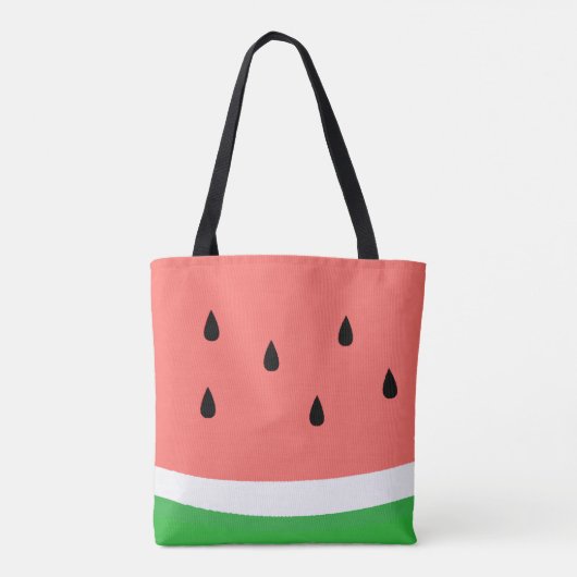 watermeloen grafisch tote bag (Achterkant)