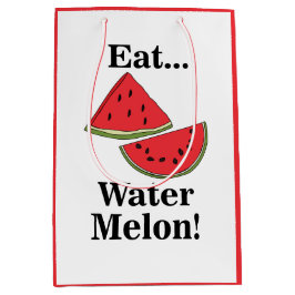 Watermeloen Grappige Tropische Zomerfruit Medium Cadeauzakje