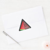 Watermeloen Gratis Gaza Gratis Palestina Cloud Wor Sticker (Envelop)