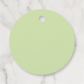Watermeloen Green Bedankjes Labels (Achterkant)