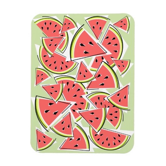 Watermeloen Green Magneet (Verticaal)