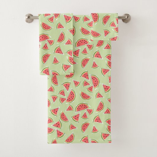 Watermeloen Green Multi Bad Handdoek (Insitu)