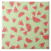 Watermeloen Green Multi Tegeltje (Voorkant)