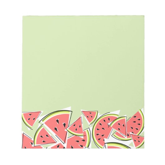 Watermeloen Green Notitieblok (Voorkant)