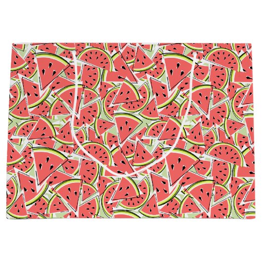 Watermeloen Groen Alles over Groot Cadeauzakje (Voorkant)