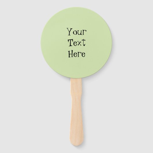 Watermeloen groene artikelen Tekst Handwaaier (Achterkant)