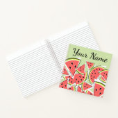 Watermeloen groene naam notitieboek (Binnen)