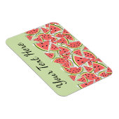 Watermeloen groene tekst magneet (Rechterzijde)