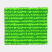 Watermeloen-groene zomerbont fleece deken (Voorkant (Horizontaal))