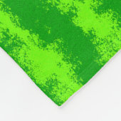 Watermeloen-groene zomerbont fleece deken (Hoek)