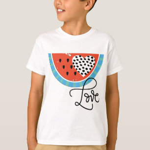 Watermeloen hardeschok Pool Party Swim T-shirt