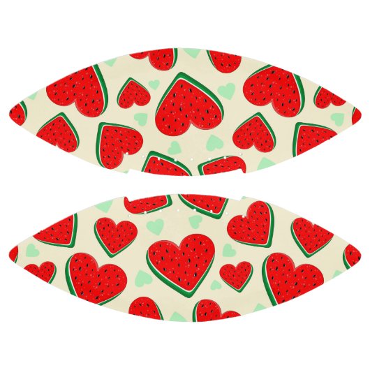 Watermeloen Hart Valentijnsdag Vrij Palestina American Football (Panelen)