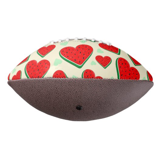 Watermeloen Hart Valentijnsdag Vrij Palestina American Football (Gedraaid 270)