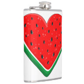 Watermeloen Hart Valentijnsdag Vrij Palestina Heupfles (Rechts)