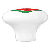 Watermeloen Hart Valentijnsdag Vrij Palestina Keramische Knop (Zijkant)