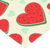 Watermeloen Hart Valentijnsdag Vrij Palestina Korte Tafelloper (Hoek)