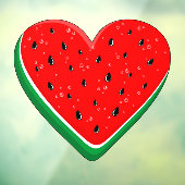 Watermeloen Hart Valentijnsdag Vrij Palestina Raamsticker (Vel 3)