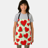 Watermeloen Hart Valentijnsdag Vrij Palestina Schort (Insitu)
