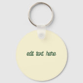 Watermeloen Hart Valentijnsdag Vrij Palestina Sleutelhanger (Achterkant)