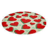 Watermeloen Hart Valentijnsdag Vrij Palestina Snijplank (Hoek)