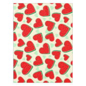 Watermeloen Hart Valentijnsdag Vrij Palestina Tafelkleed (Voorkant)