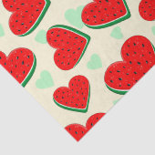 Watermeloen Hart Valentijnsdag Vrij Palestina Tissuepapier (Detail)