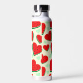Watermeloen Hart Valentijnsdag Vrij Palestina Waterfles (Rechts)