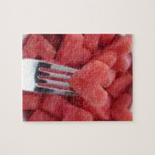 Watermeloen hartpuzzel met cadeaudoos legpuzzel (Horizontaal)