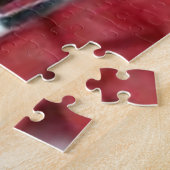 Watermeloen hartpuzzel met cadeaudoos legpuzzel (Zijkant)