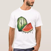 Watermeloen Heren T-Shirt (Voorkant)