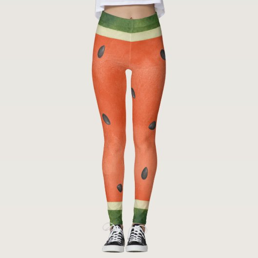 Watermeloen Hoe je het ook snijdt Summer Fruit Leggings (Voorkant)
