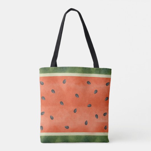 Watermeloen Hoe je het ook snijdt Summer Fruit Tote Bag (Achterkant)