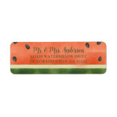 Watermeloen Hoe je het ook wendt of keert Zomerfee Etiket (Voorkant)