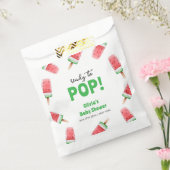 Watermeloen Ice Cream Popcicle Baby shower Bedankzakje (Gezegeld)